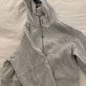 Lululemon grey quarter zip pullover
